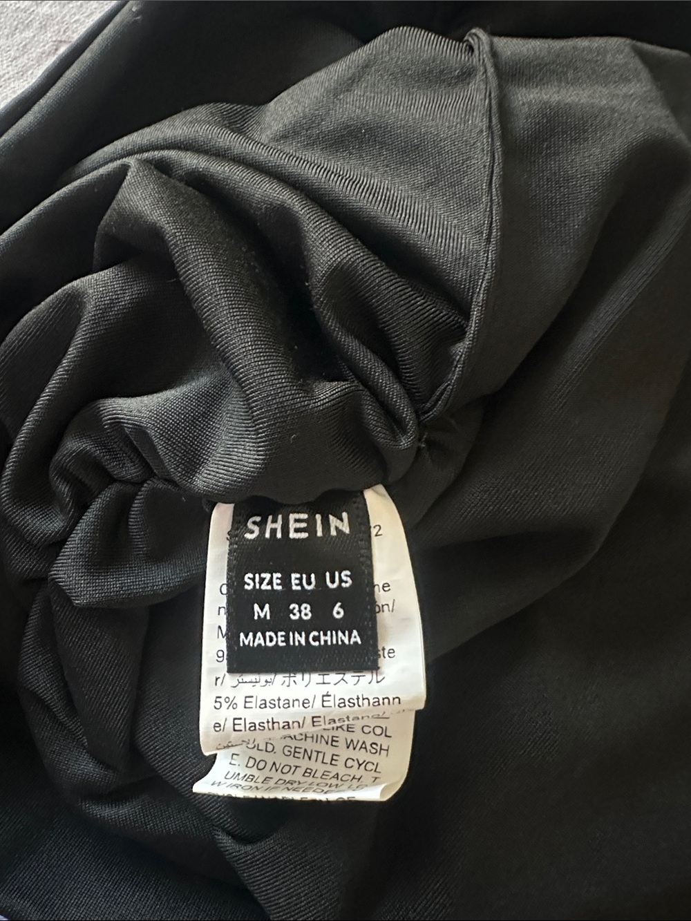 SHEIN Black Halter Mini Dress - Picture 2 of 2